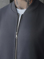 Manfinity CasualCool Ensemble veste zippée et pantalon de couleur unie décontracté pour homme, automne