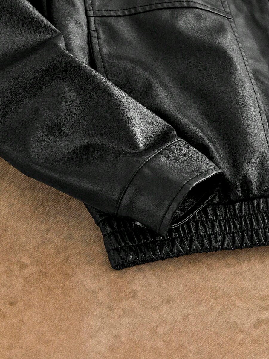 HIMLAND Veste courte  noir pour homme, automne-hiver