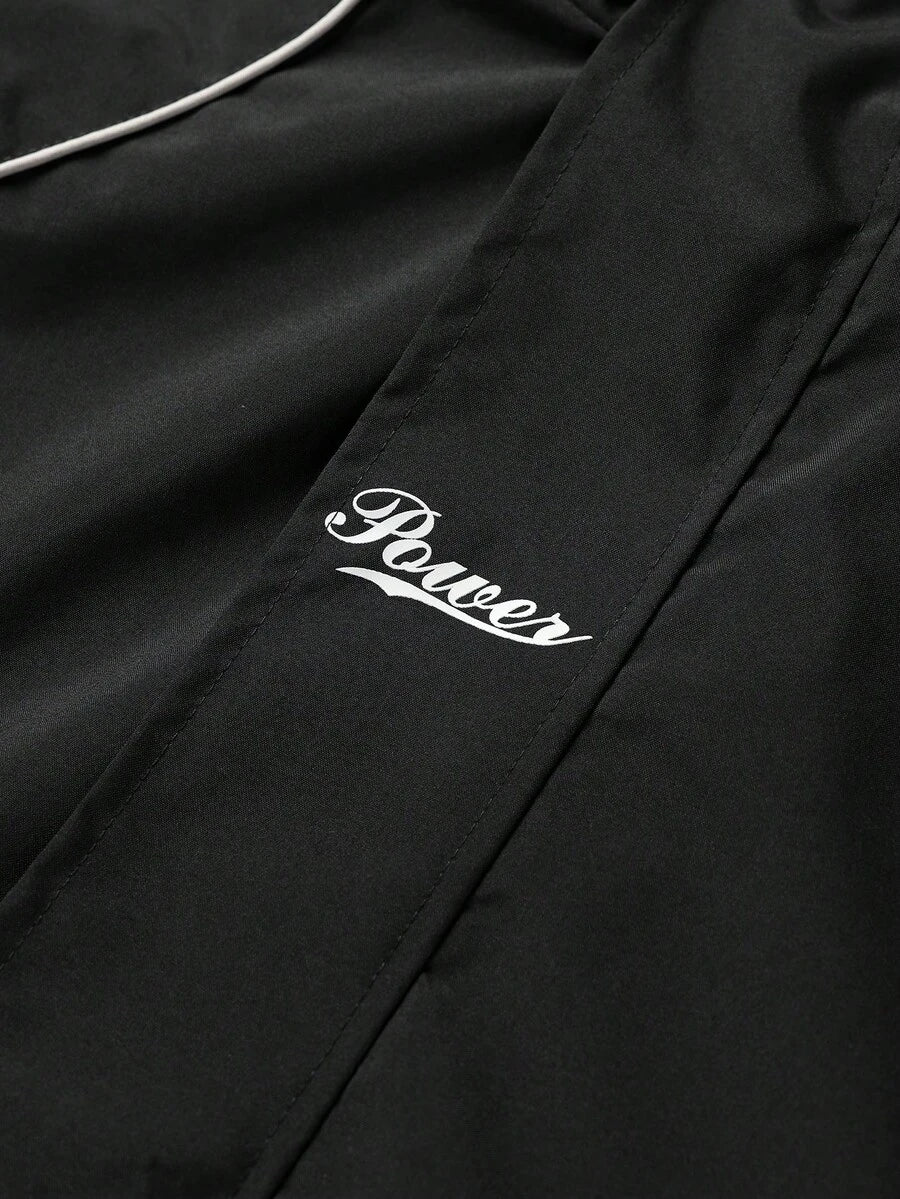 Manfinity Homme Ensemble veste décontractée pour homme, style INS, idéal pour toutes les saisons et au quotidien, idéal pour la randonnée en plein air, indispensable pour une séance photo, cadeau idéal pour un petit ami ou un mari, style décontracté pour