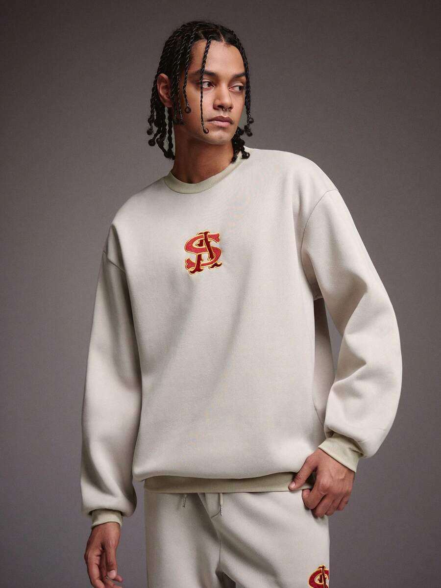 Claim Dot Ensemble décontracté homme à manches longues col rond avec blocs de couleurs, Sweat-shirt-shirt et pantalon de survêtement ample. Ensemble deux pièces homme, tenue de survêtement homme, survêtement homme, ensemble deux pièces homme printemps aut