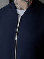 Manfinity CasualCool Ensemble veste zippée et pantalon de couleur unie décontracté pour homme, automne