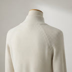 Pull zippé côtelée