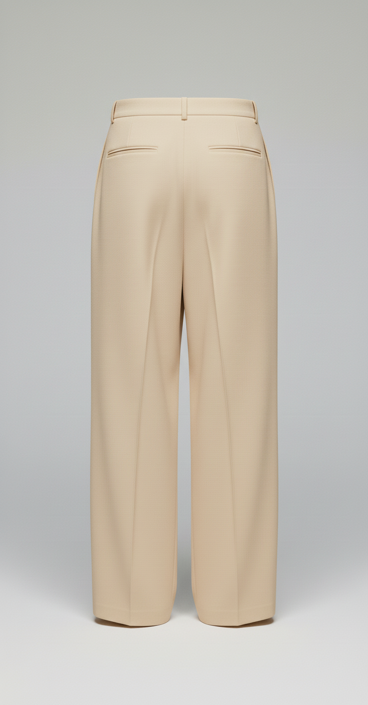 Pantalon homme plis creux