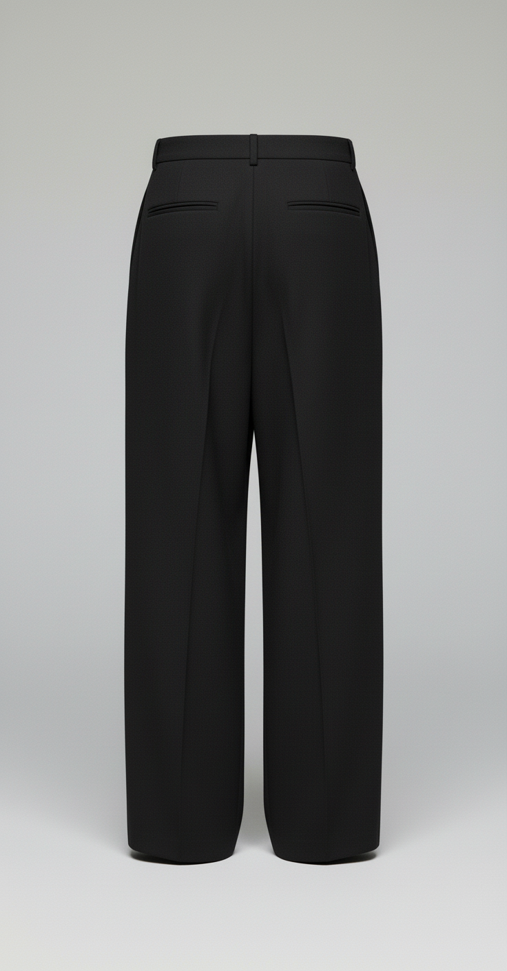 Pantalon homme plis creux